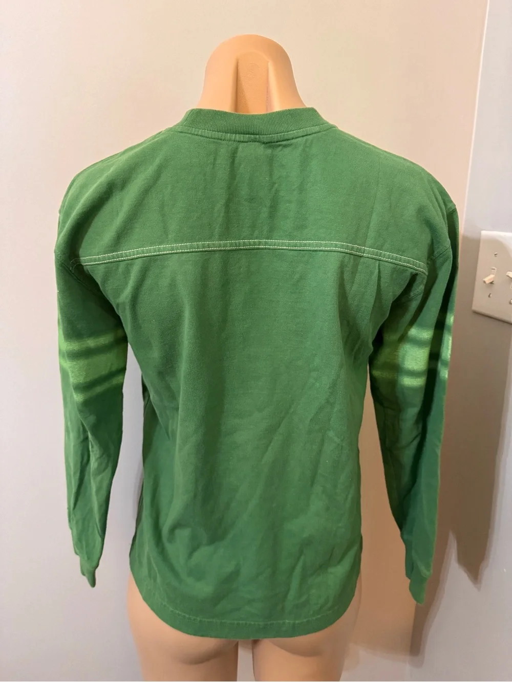 GAP Basketball Long Sleeve Green Shirt Kids Large 10 Dye
